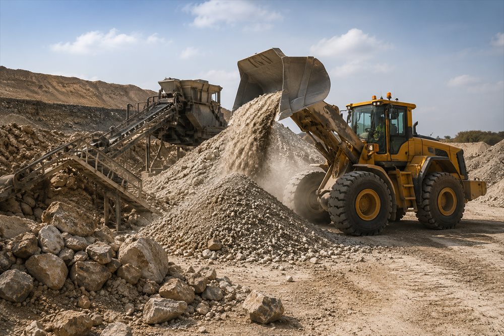 Selecting and testing raw minerals